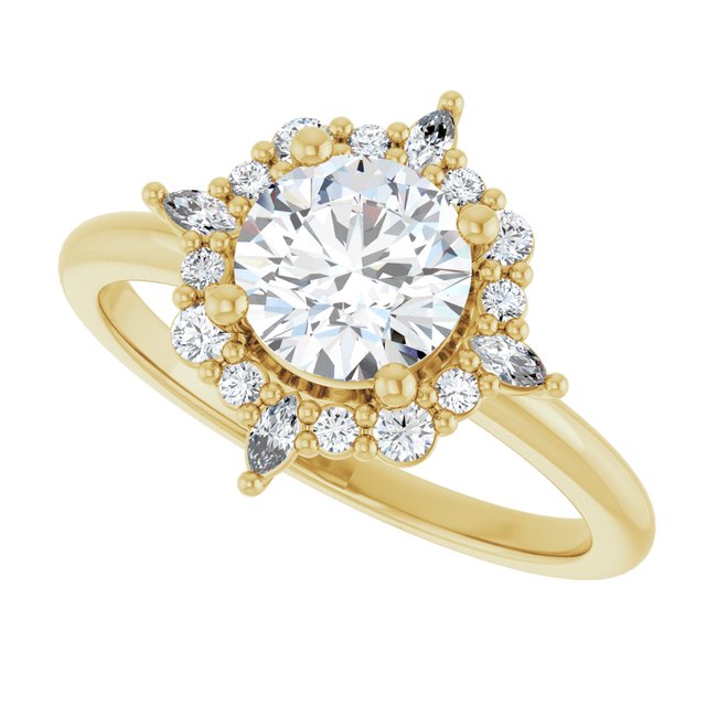 Halo-Style Engagement Ring
