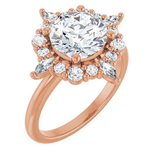 Halo-Style Engagement Ring