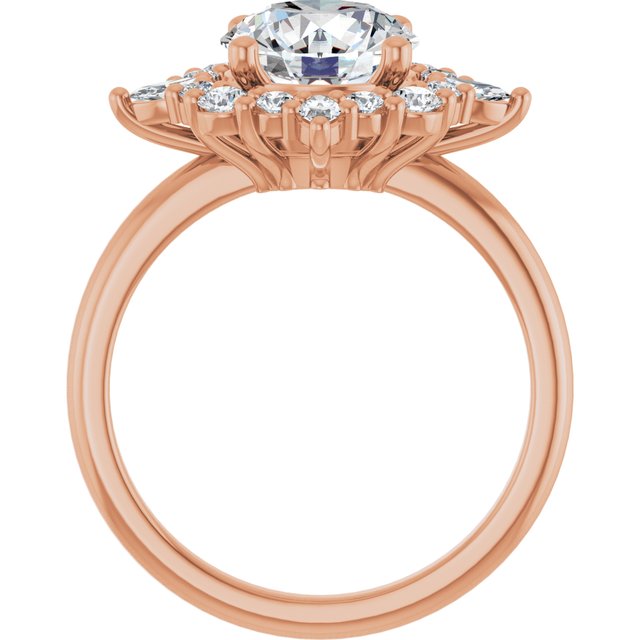 Halo-Style Engagement Ring