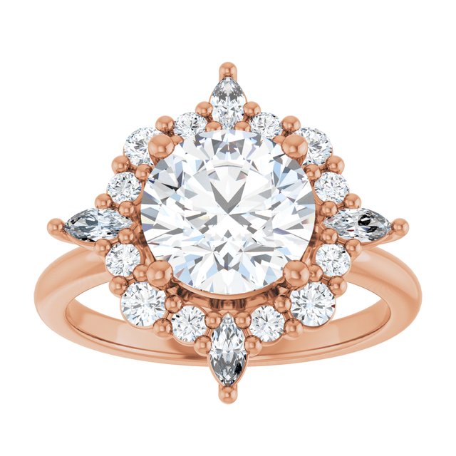 Halo-Style Engagement Ring