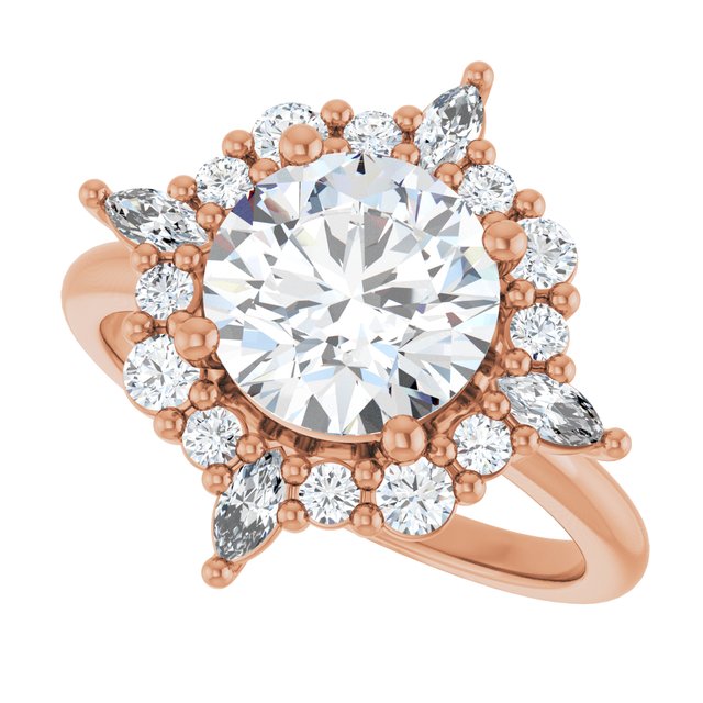 Halo-Style Engagement Ring