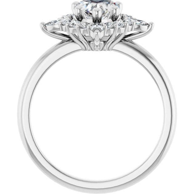 Halo-Style Engagement Ring