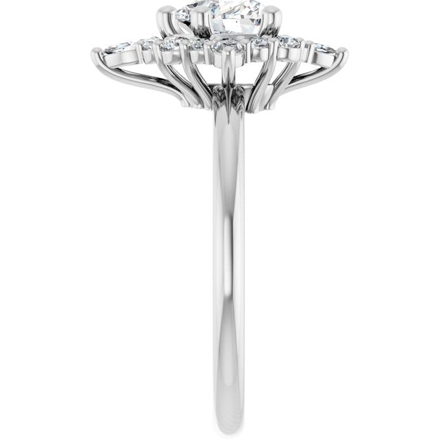 Halo-Style Engagement Ring