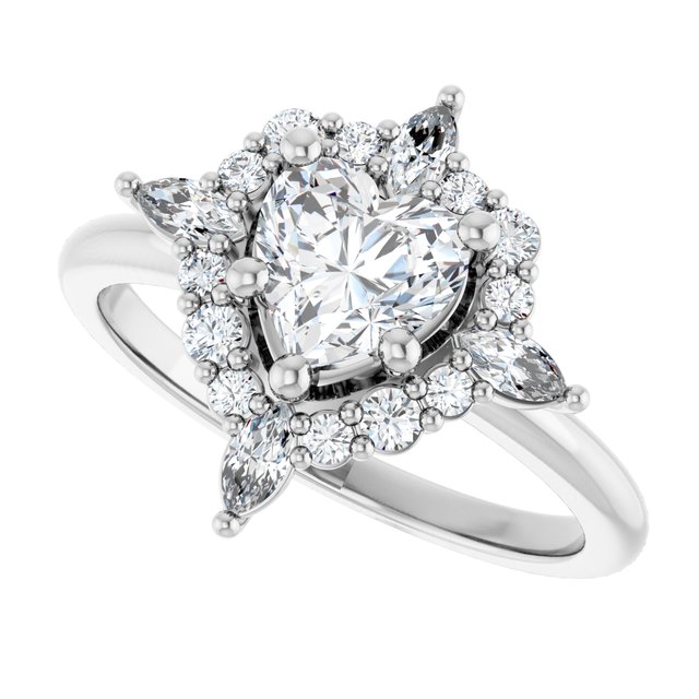 Halo-Style Engagement Ring