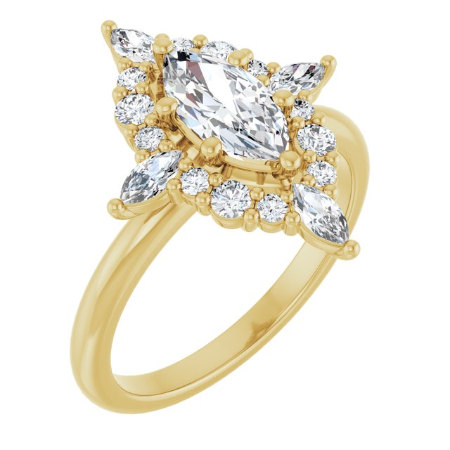 Halo-Style Engagement Ring