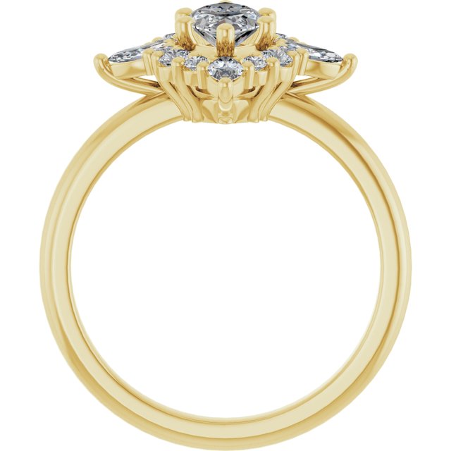Halo-Style Engagement Ring