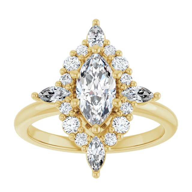 Halo-Style Engagement Ring