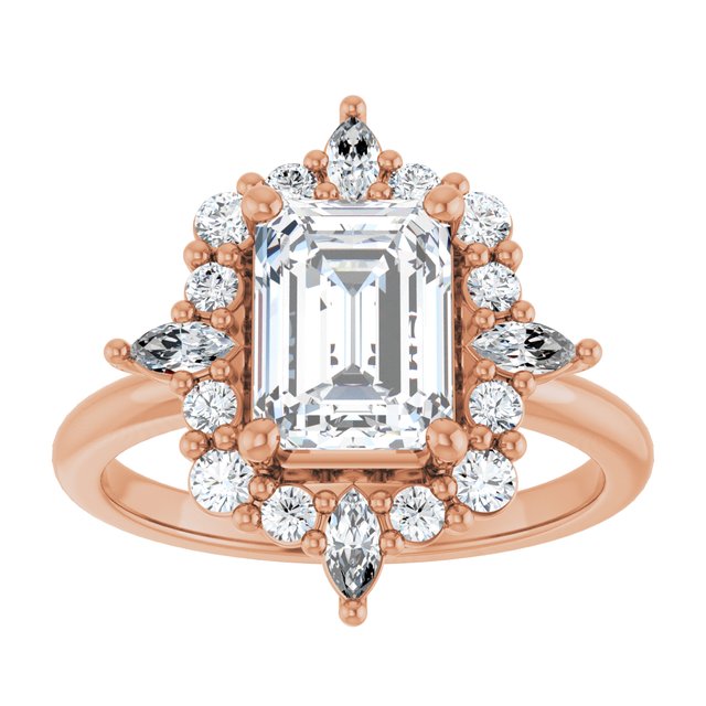Halo-Style Engagement Ring