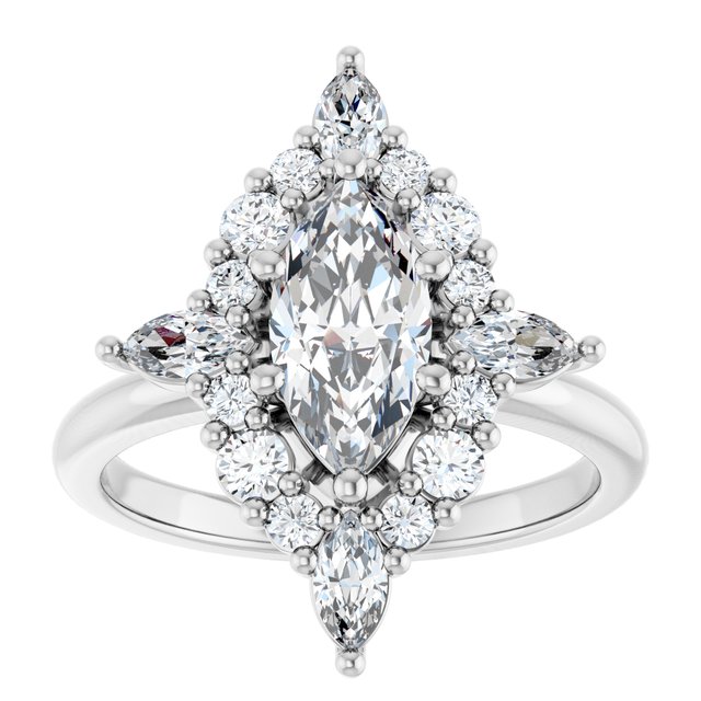 Halo-Style Engagement Ring