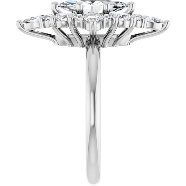 Halo-Style Engagement Ring