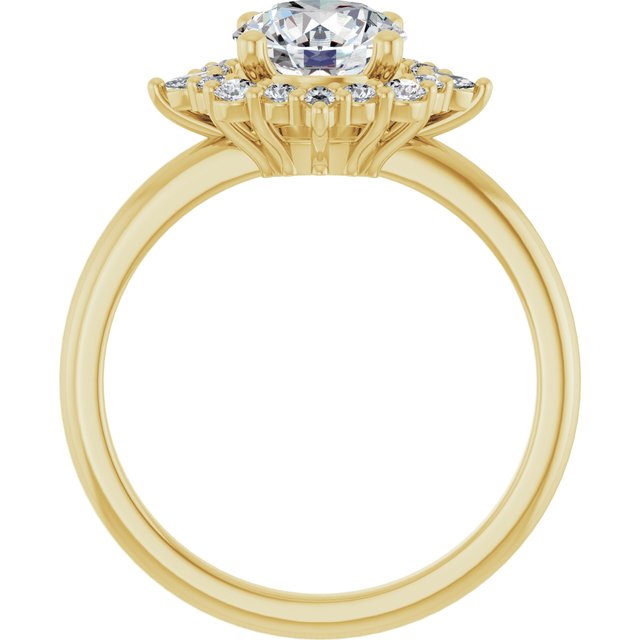 Halo-Style Engagement Ring