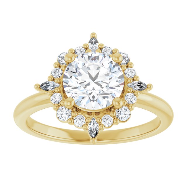 Halo-Style Engagement Ring