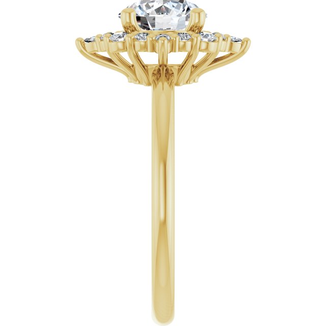 Halo-Style Engagement Ring