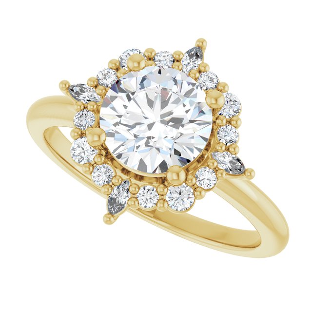 Halo-Style Engagement Ring