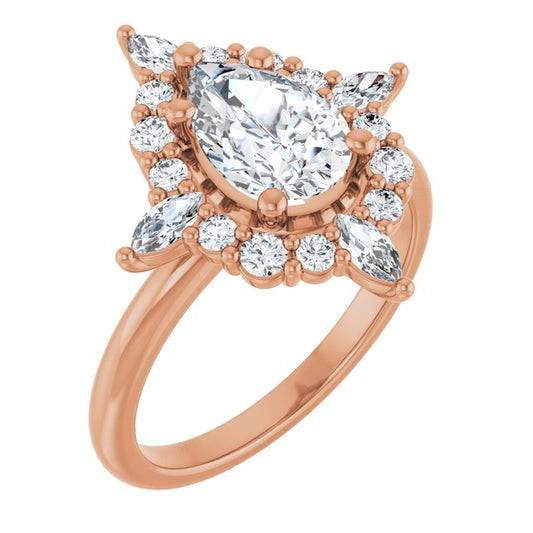 Halo-Style Engagement Ring