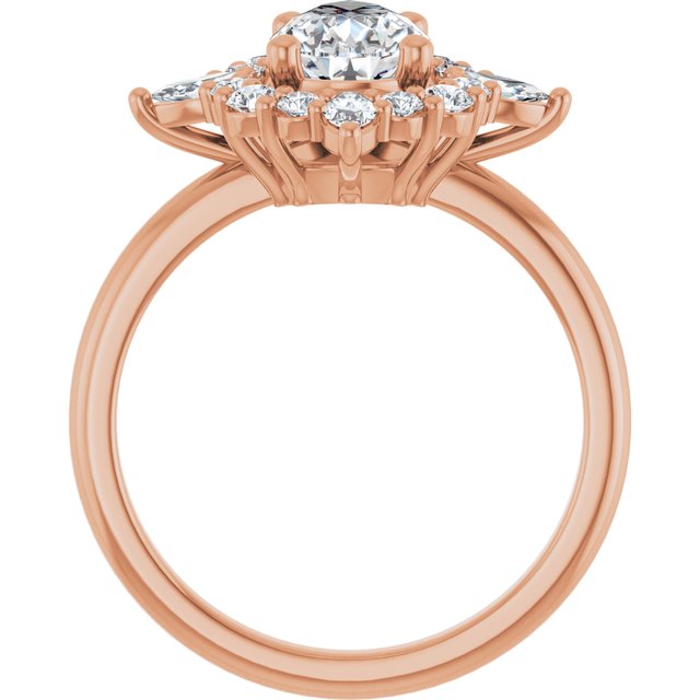 Halo-Style Engagement Ring
