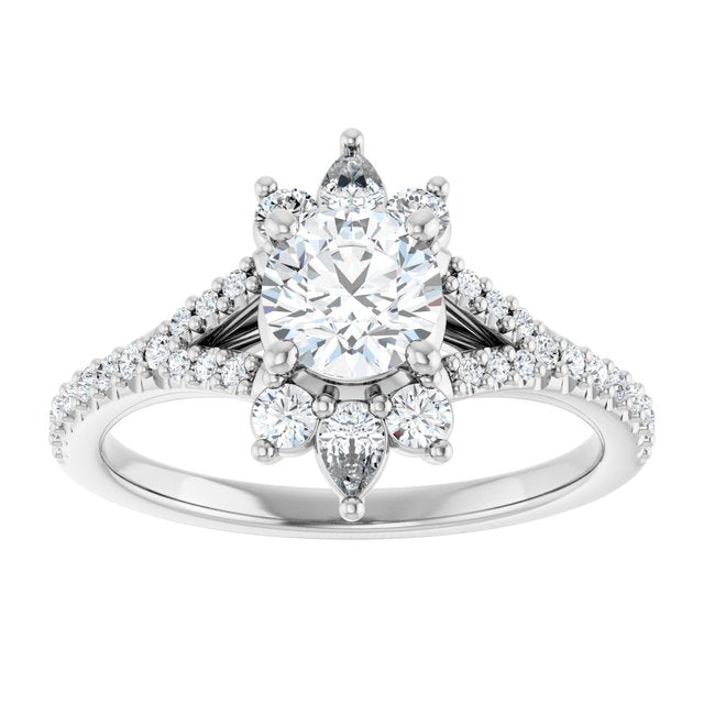 Accented Engagement Ring