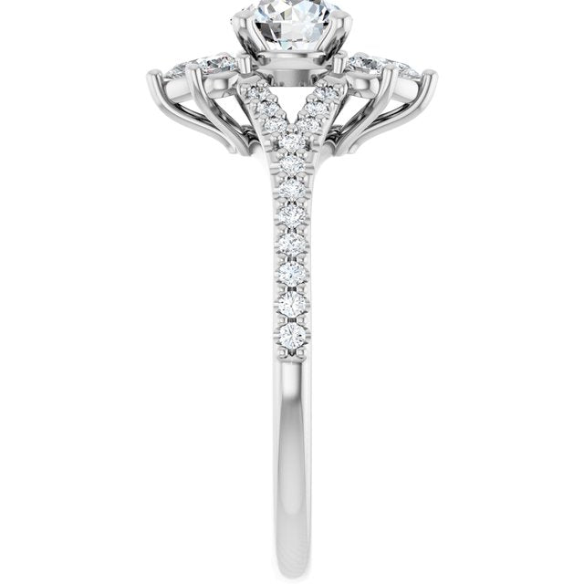 Accented Engagement Ring