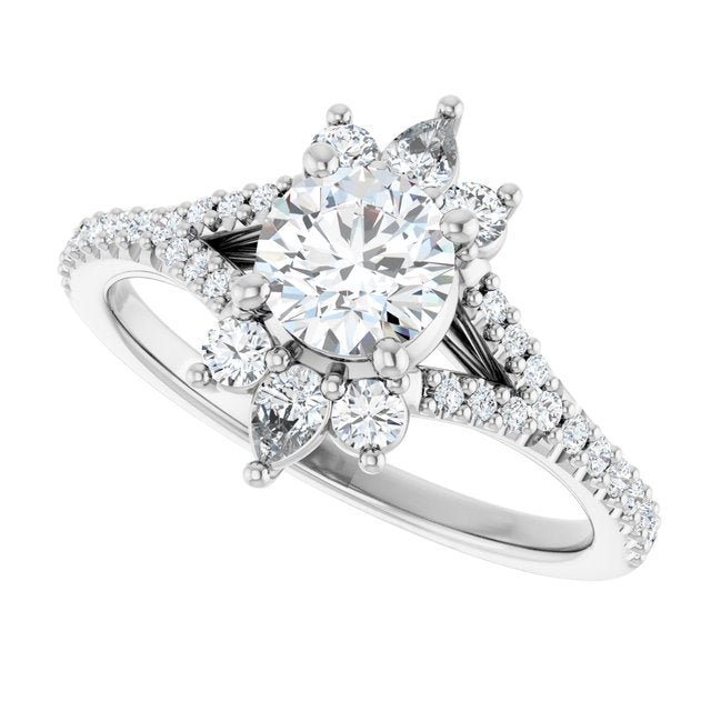 Accented Engagement Ring