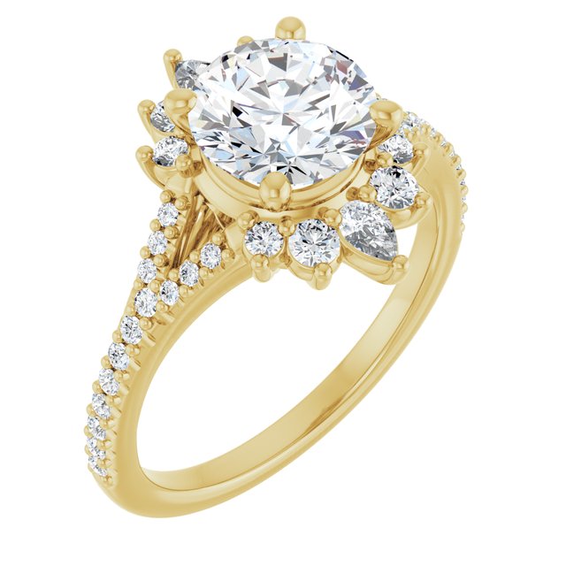 Accented Engagement Ring
