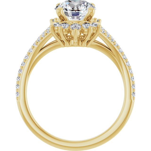 Accented Engagement Ring