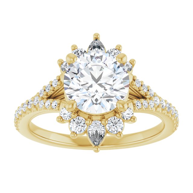 Accented Engagement Ring