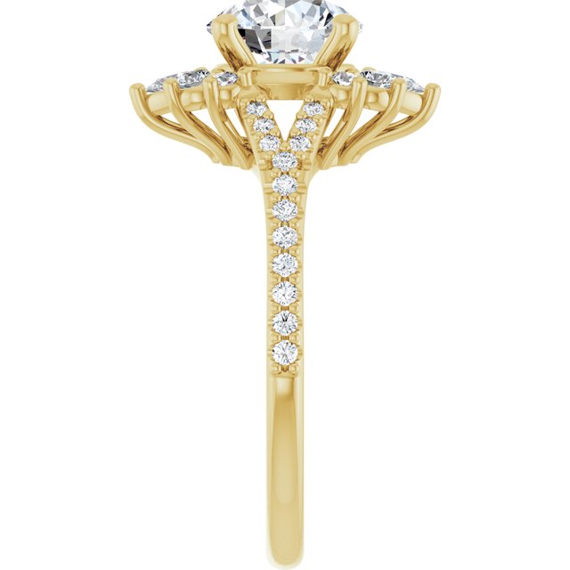 Accented Engagement Ring