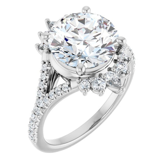 Accented Engagement Ring