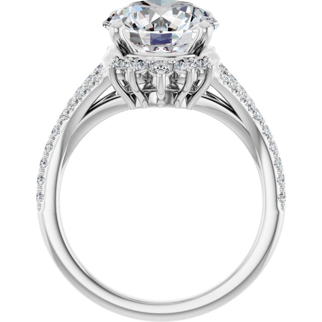 Accented Engagement Ring