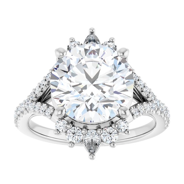 Accented Engagement Ring
