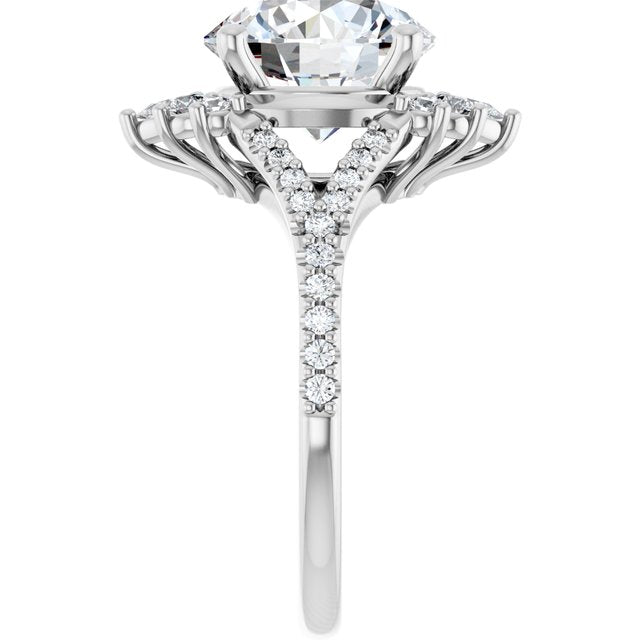 Accented Engagement Ring