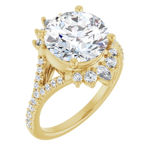 Accented Engagement Ring