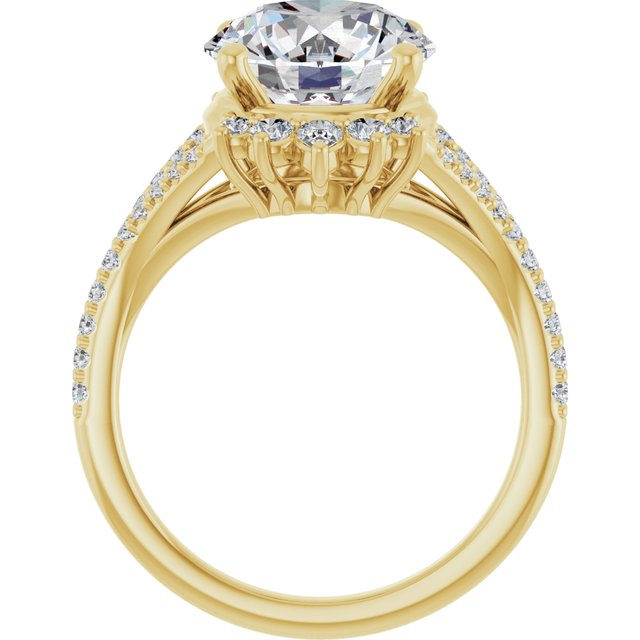 Accented Engagement Ring