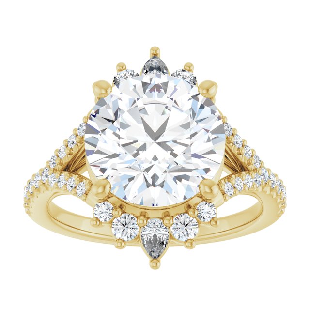 Accented Engagement Ring