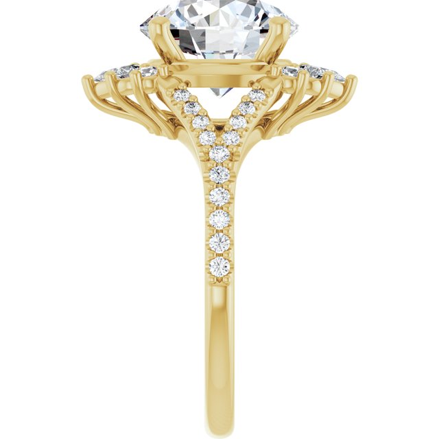 Accented Engagement Ring