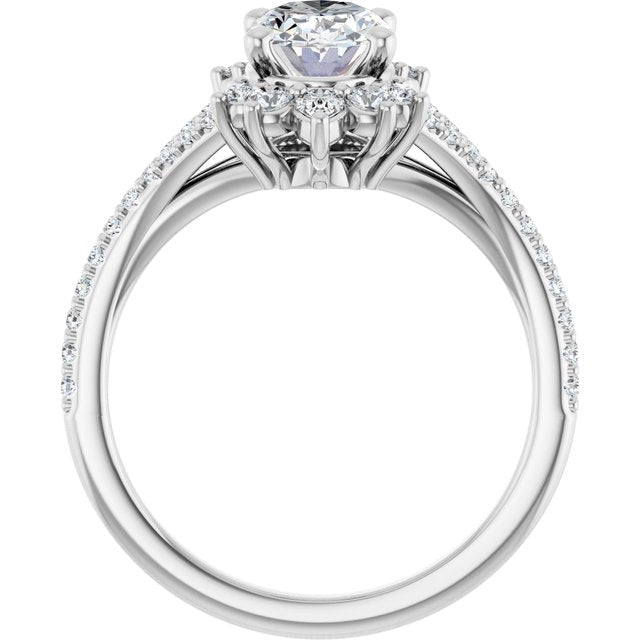 Accented Engagement Ring