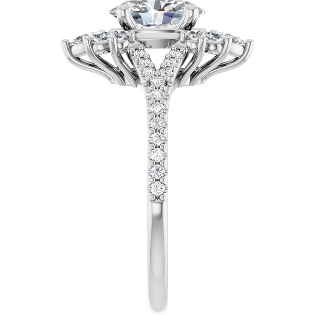 Accented Engagement Ring