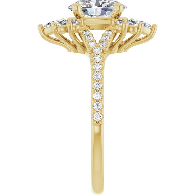 Accented Engagement Ring