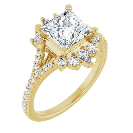 Accented Engagement Ring