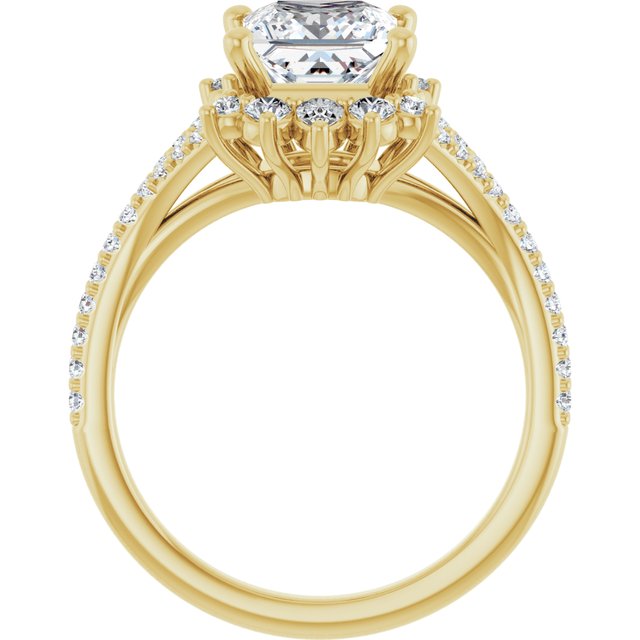 Accented Engagement Ring