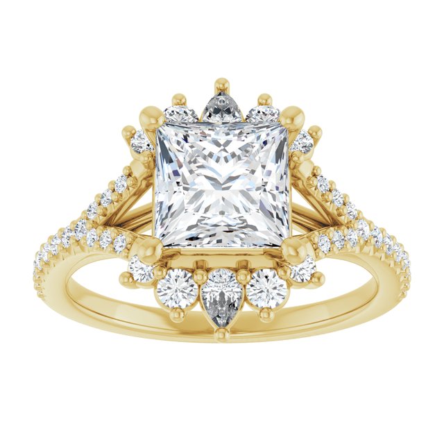 Accented Engagement Ring