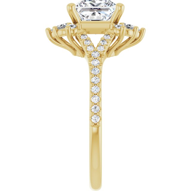 Accented Engagement Ring