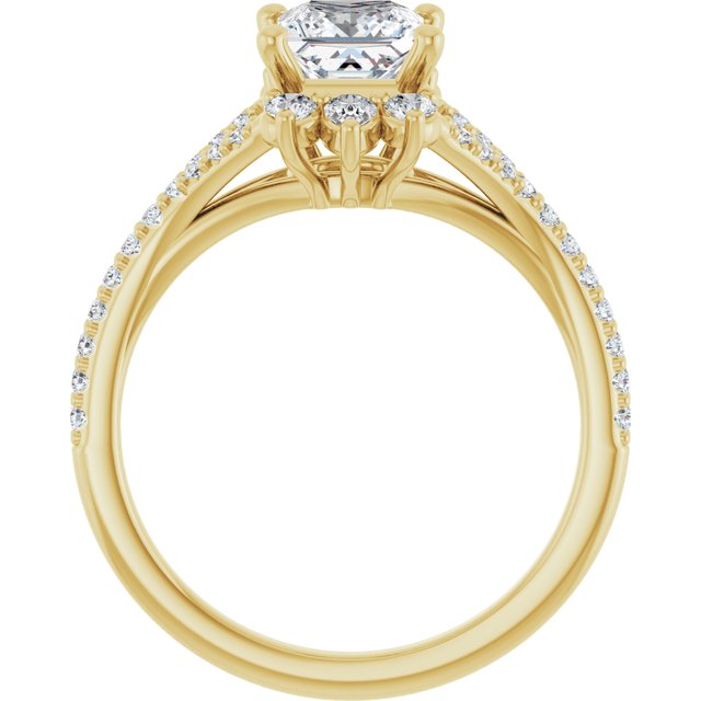 Accented Engagement Ring