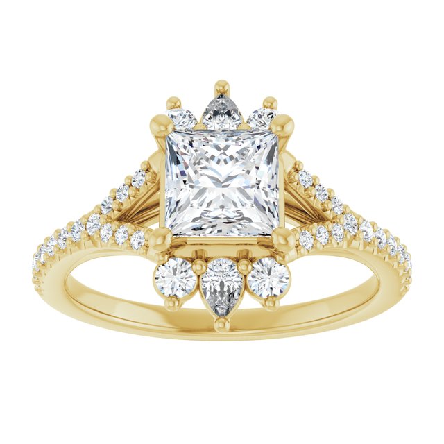 Accented Engagement Ring