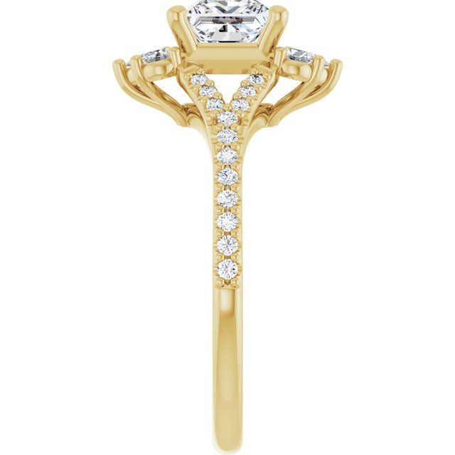 Accented Engagement Ring