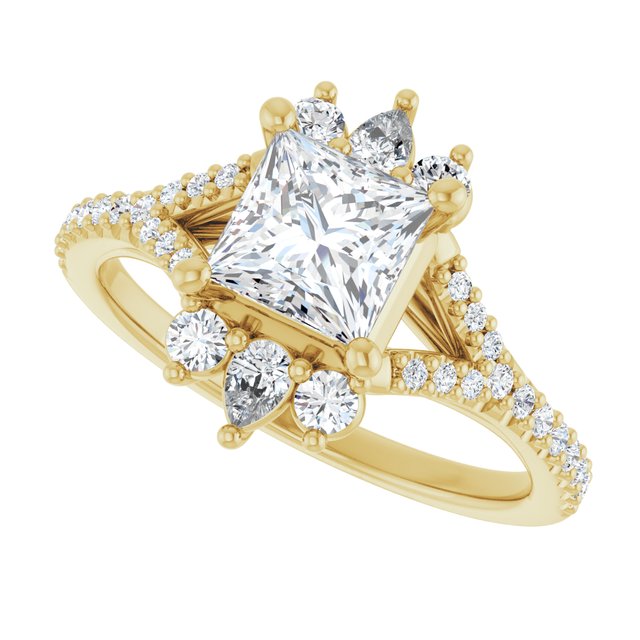Accented Engagement Ring