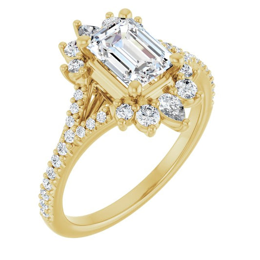 Accented Engagement Ring