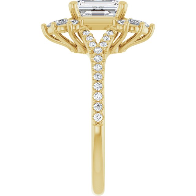 Accented Engagement Ring