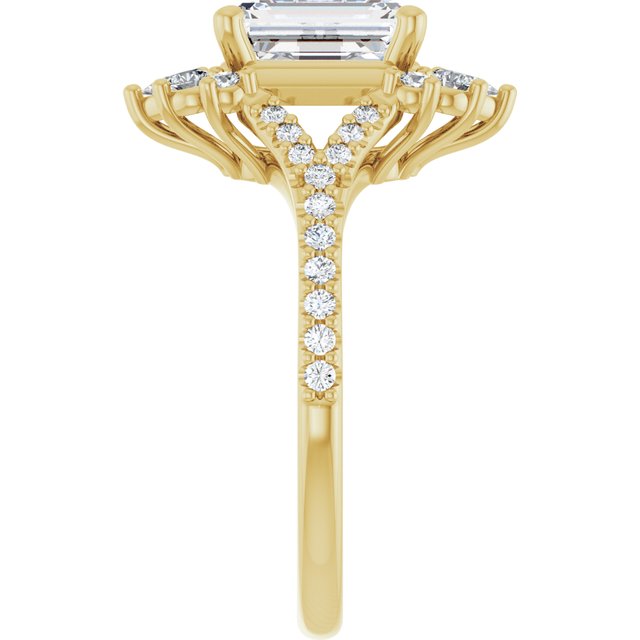 Accented Engagement Ring