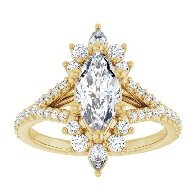 Accented Engagement Ring
